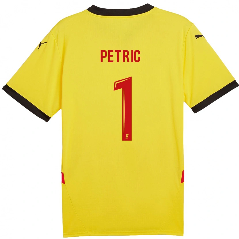 Danxen Hombre Camiseta Denis Petric #1 Amarillo Rojo 1ª Equipación 2024/25 La Camisa México