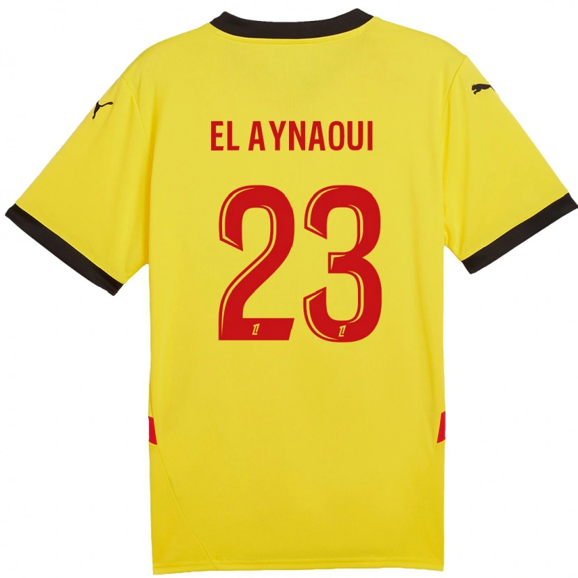 Danxen Hombre Camiseta Neil El Aynaoui #23 Amarillo Rojo 1ª Equipación 2024/25 La Camisa México