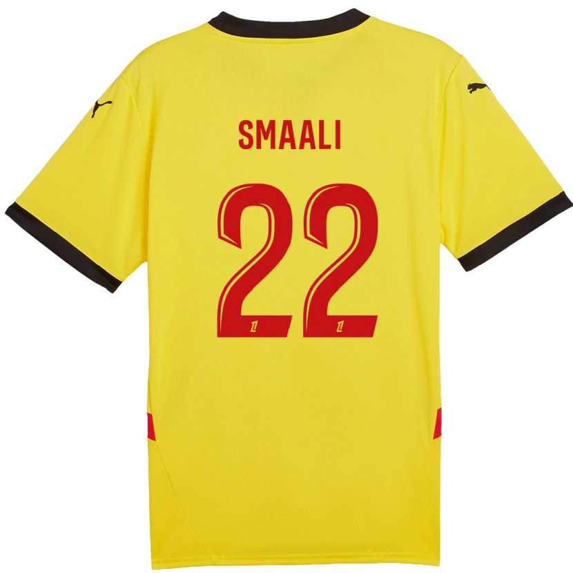 Danxen Hombre Camiseta Emma Smaali #22 Amarillo Rojo 1ª Equipación 2024/25 La Camisa México