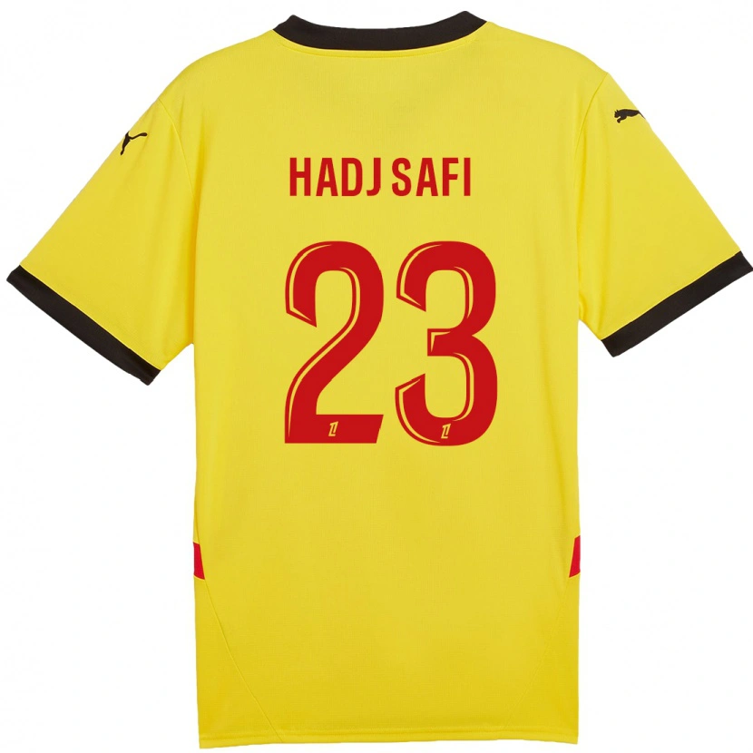 Danxen Hombre Camiseta Souhina Hadj Safi #23 Amarillo Rojo 1ª Equipación 2024/25 La Camisa México
