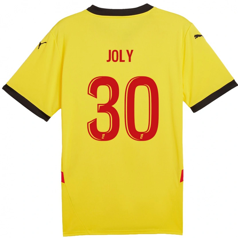 Danxen Hombre Camiseta Blandine Joly #30 Amarillo Rojo 1ª Equipación 2024/25 La Camisa México