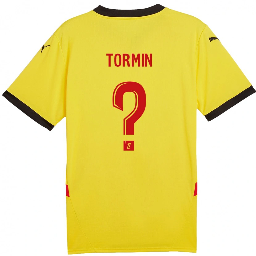 Danxen Hombre Camiseta Sean Tormin #0 Amarillo Rojo 1ª Equipación 2024/25 La Camisa México
