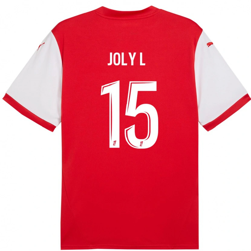 Danxen Hombre Camiseta Lou Ann Joly #15 Rojo Blanco 1ª Equipación 2024/25 La Camisa México