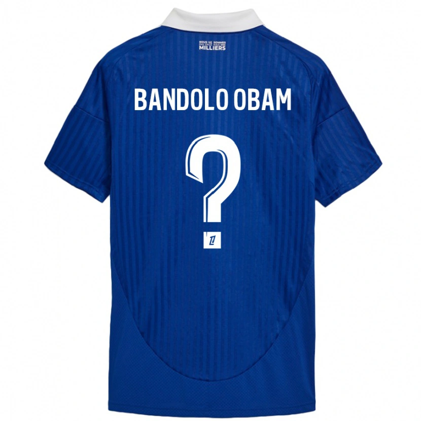 Danxen Hombre Camiseta Randy Bandolo Obam #0 Azul Blanco 1ª Equipación 2024/25 La Camisa México