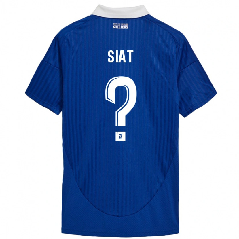 Danxen Hombre Camiseta Victor Siat #0 Azul Blanco 1ª Equipación 2024/25 La Camisa México