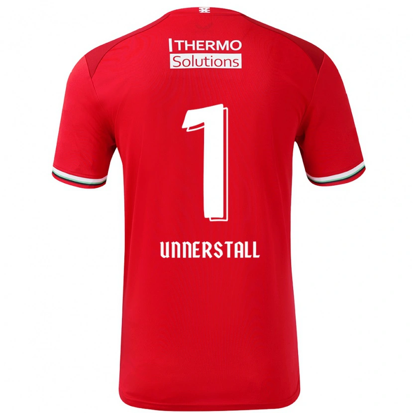 Danxen Hombre Camiseta Lars Unnerstall #1 Rojo Blanco 1ª Equipación 2024/25 La Camisa México