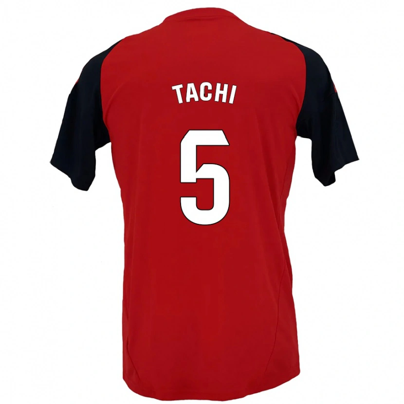 Danxen Hombre Camiseta Tachi #5 Rojo Negro 1ª Equipación 2024/25 La Camisa México