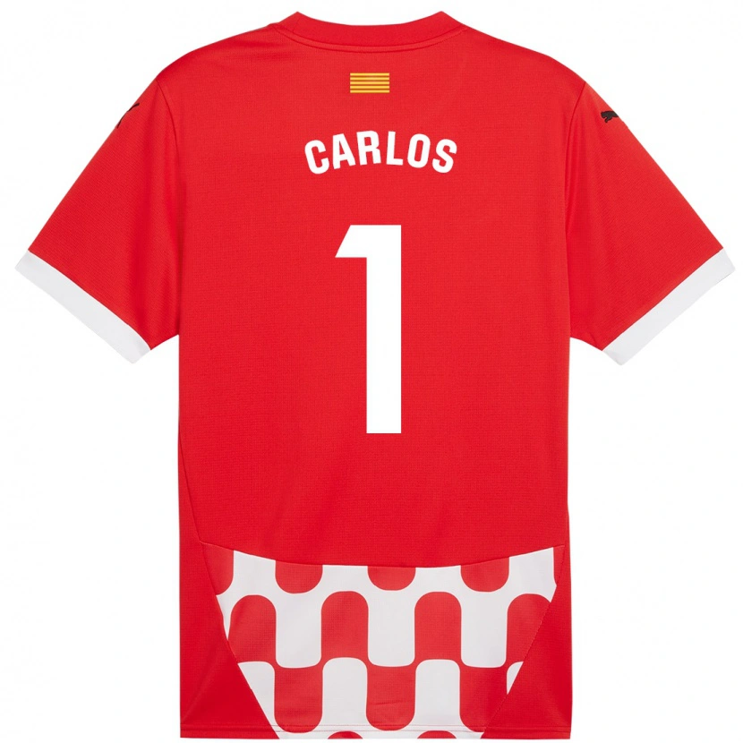 Danxen Hombre Camiseta Juan Carlos #1 Rojo Blanco 1ª Equipación 2024/25 La Camisa México