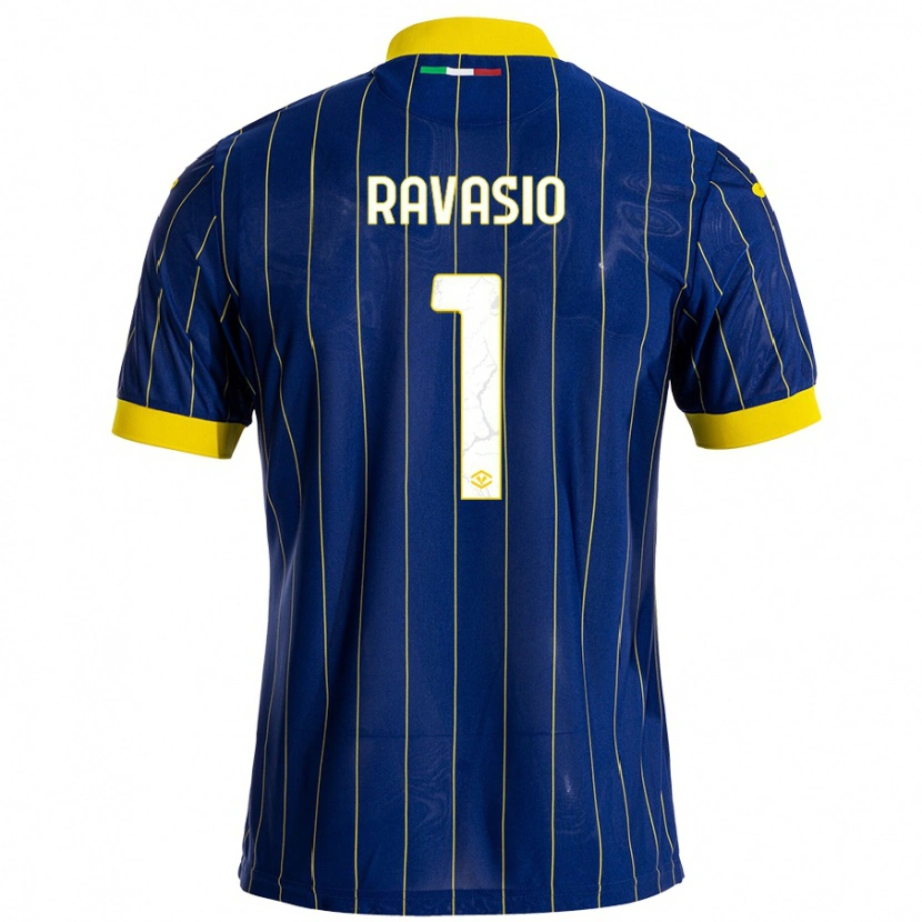 Danxen Hombre Camiseta Manuel Ravasio #1 Azul Amarillo 1ª Equipación 2024/25 La Camisa México