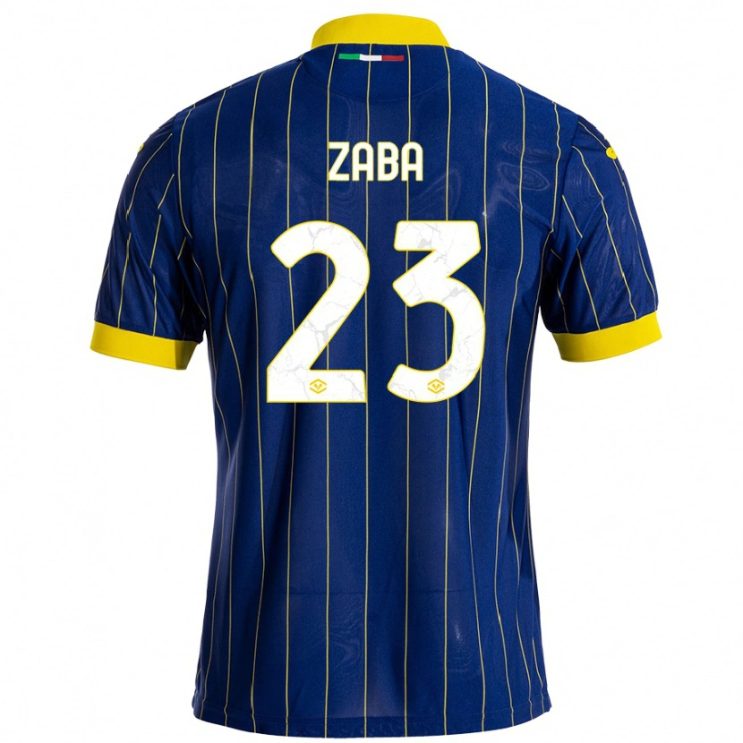 Danxen Hombre Camiseta Nelson Zaba #23 Azul Amarillo 1ª Equipación 2024/25 La Camisa México
