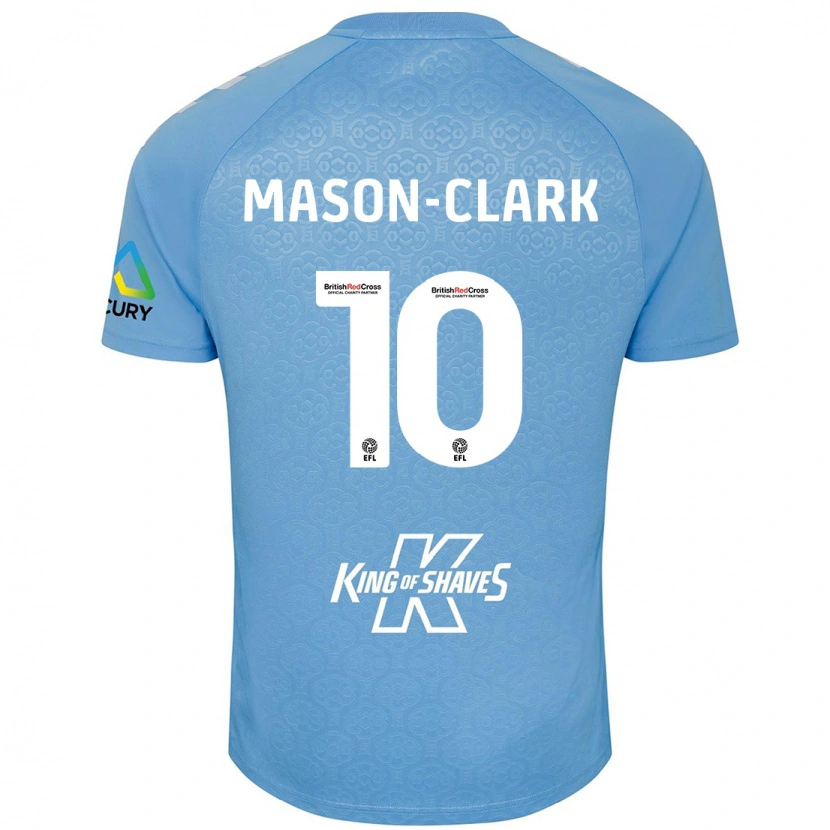 Danxen Hombre Camiseta Ephron Mason-Clark #10 Azul Blanco 1ª Equipación 2024/25 La Camisa México