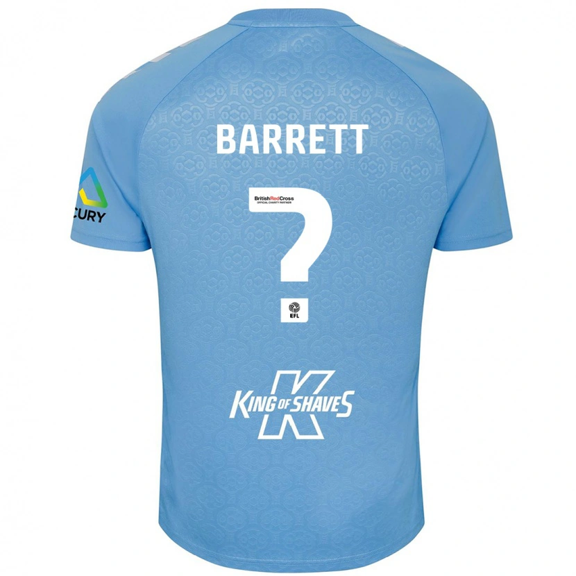 Danxen Hombre Camiseta Marlow Barrett #0 Azul Blanco 1ª Equipación 2024/25 La Camisa México