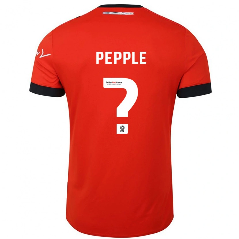 Danxen Hombre Camiseta Aribim Pepple #0 Naranja Negro 1ª Equipación 2024/25 La Camisa México