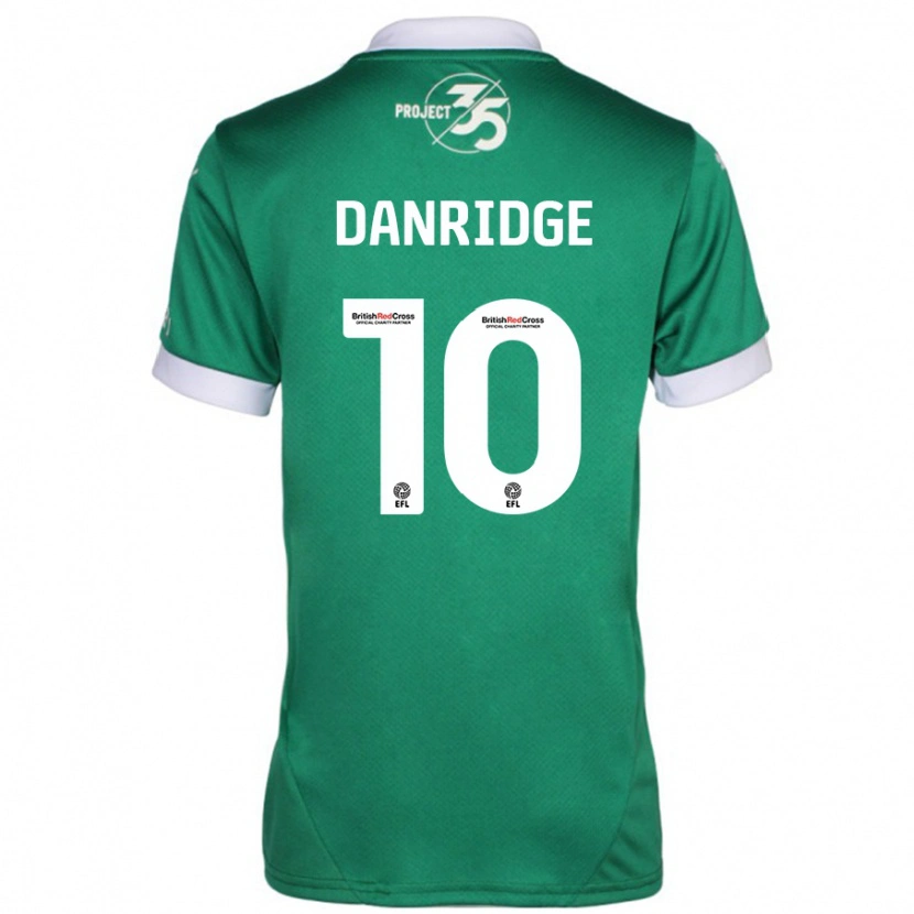 Danxen Hombre Camiseta Rebecca Danridge #10 Verde Blanco 1ª Equipación 2024/25 La Camisa México