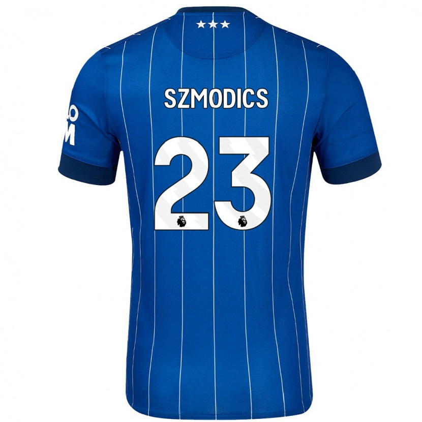 Danxen Hombre Camiseta Sammie Szmodics #23 Azul Marino 1ª Equipación 2024/25 La Camisa México