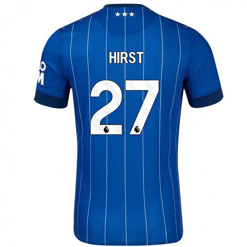 Danxen Hombre Camiseta George Hirst #27 Azul Marino 1ª Equipación 2024/25 La Camisa México