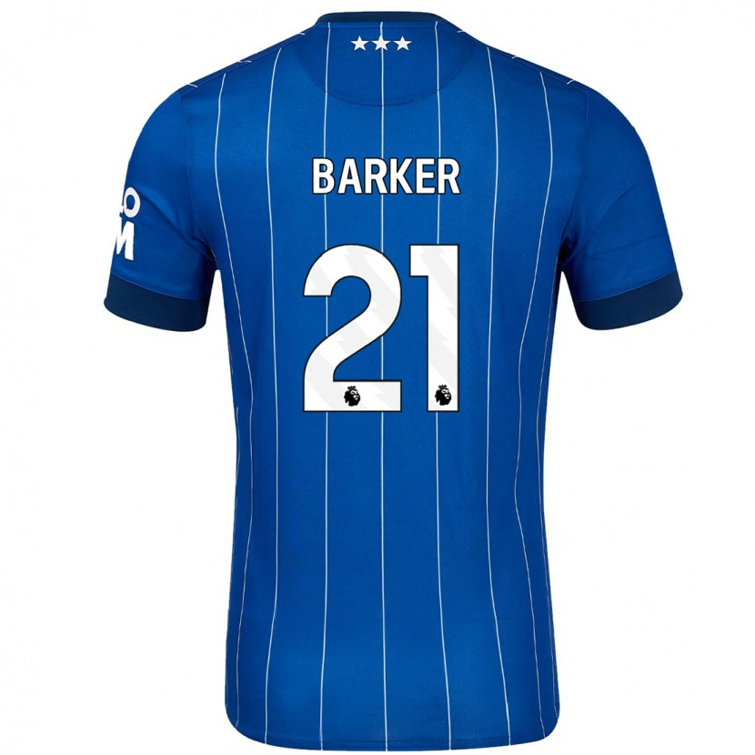 Danxen Hombre Camiseta Maisy Barker #21 Azul Marino 1ª Equipación 2024/25 La Camisa México