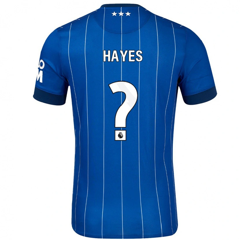 Danxen Hombre Camiseta Nick Hayes #0 Azul Marino 1ª Equipación 2024/25 La Camisa México