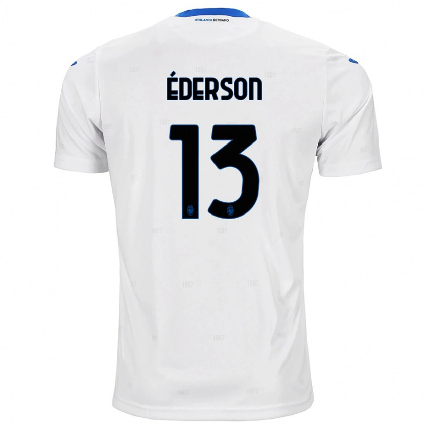 Danxen Hombre Camiseta Éderson #13 Blanco 2ª Equipación 2024/25 La Camisa México