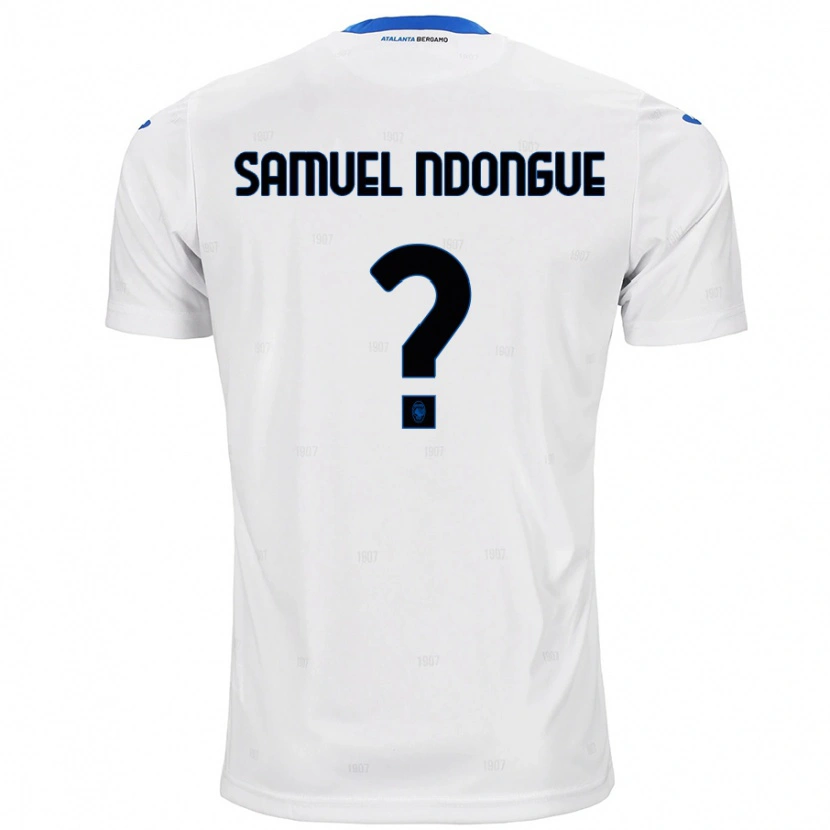 Danxen Hombre Camiseta Frederick Samuel Ndongue #0 Blanco 2ª Equipación 2024/25 La Camisa México