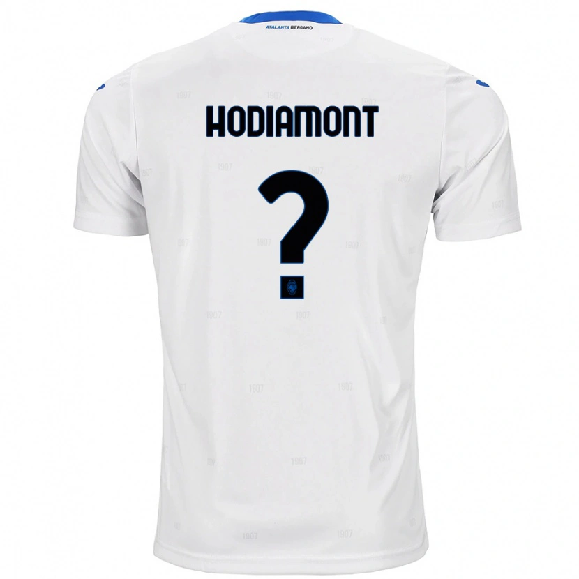 Danxen Hombre Camiseta Lyam Hodiamont #0 Blanco 2ª Equipación 2024/25 La Camisa México