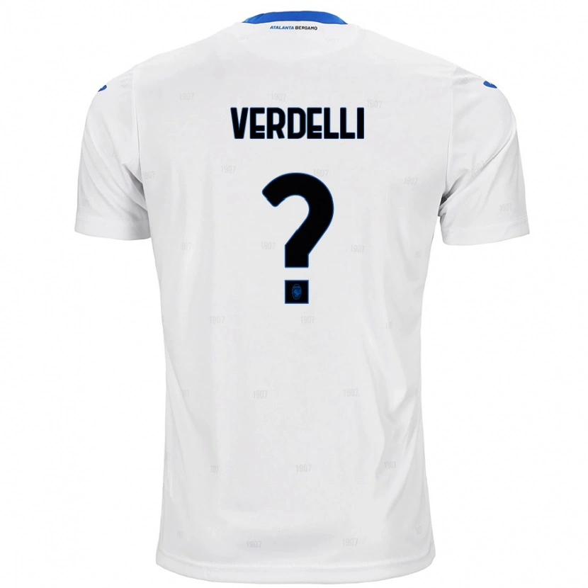 Danxen Hombre Camiseta Davide Verdelli #0 Blanco 2ª Equipación 2024/25 La Camisa México