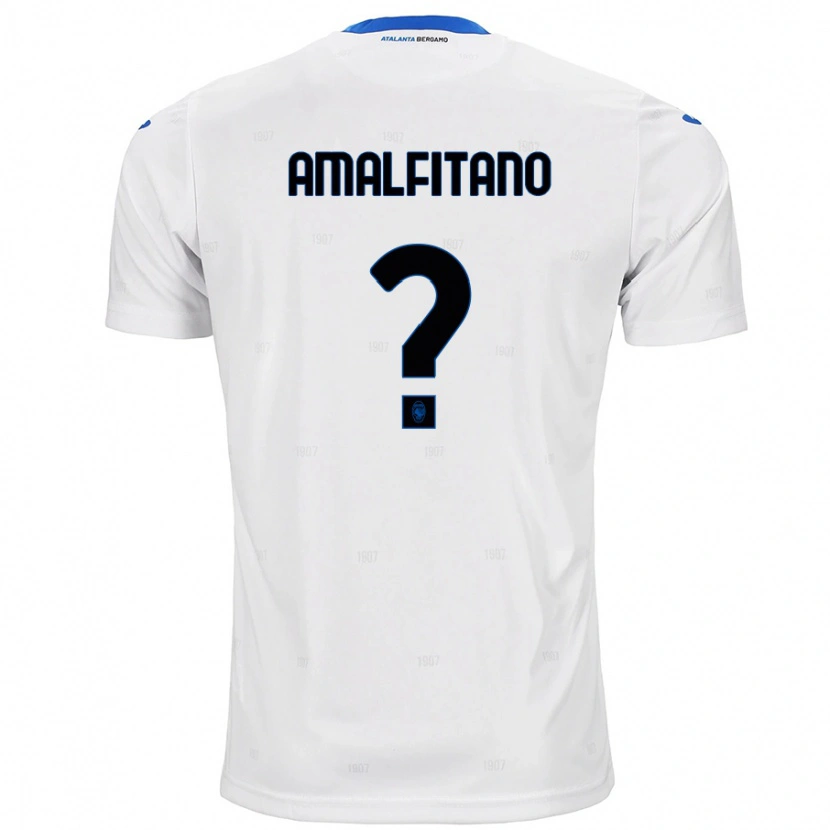 Danxen Hombre Camiseta Nicolò Amalfitano #0 Blanco 2ª Equipación 2024/25 La Camisa México