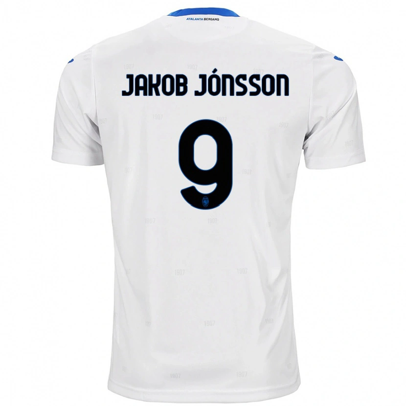 Danxen Hombre Camiseta Birkir Jakob Jónsson #9 Blanco 2ª Equipación 2024/25 La Camisa México