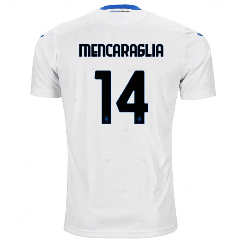 Danxen Hombre Camiseta Filippo Mencaraglia #14 Blanco 2ª Equipación 2024/25 La Camisa México