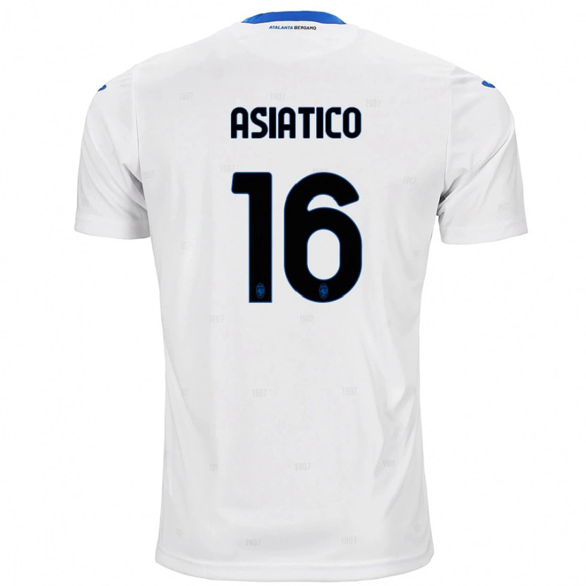 Danxen Hombre Camiseta Pietro Asiatico #16 Blanco 2ª Equipación 2024/25 La Camisa México
