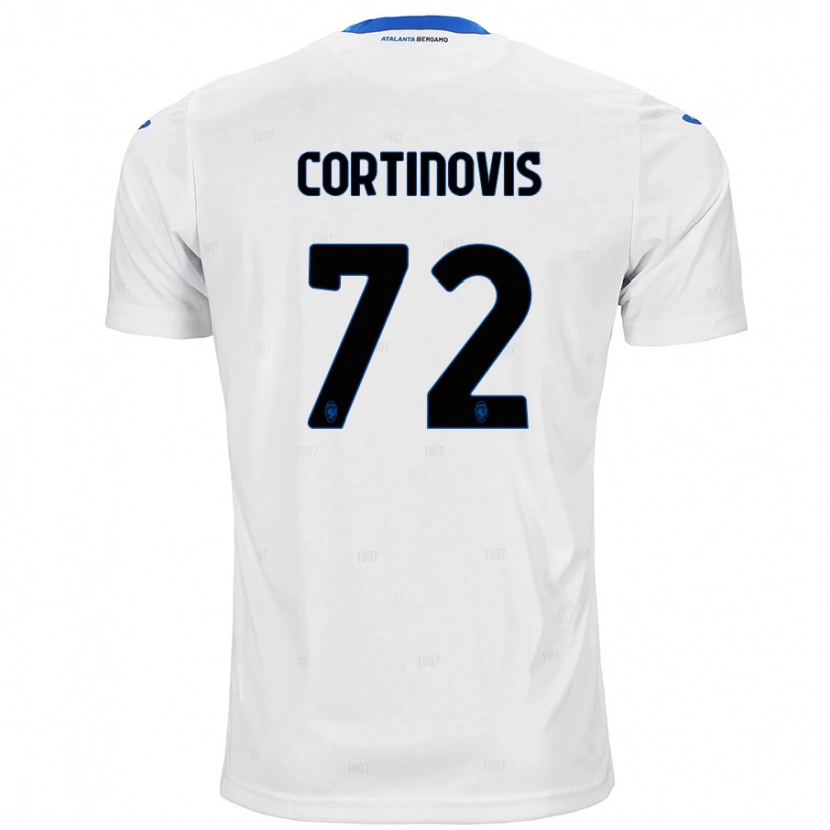 Danxen Hombre Camiseta Alessandro Cortinovis #72 Blanco 2ª Equipación 2024/25 La Camisa México