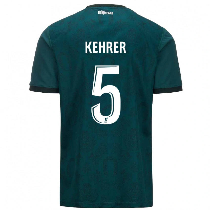 Danxen Hombre Camiseta Thilo Kehrer #5 Verde Oscuro 2ª Equipación 2024/25 La Camisa México