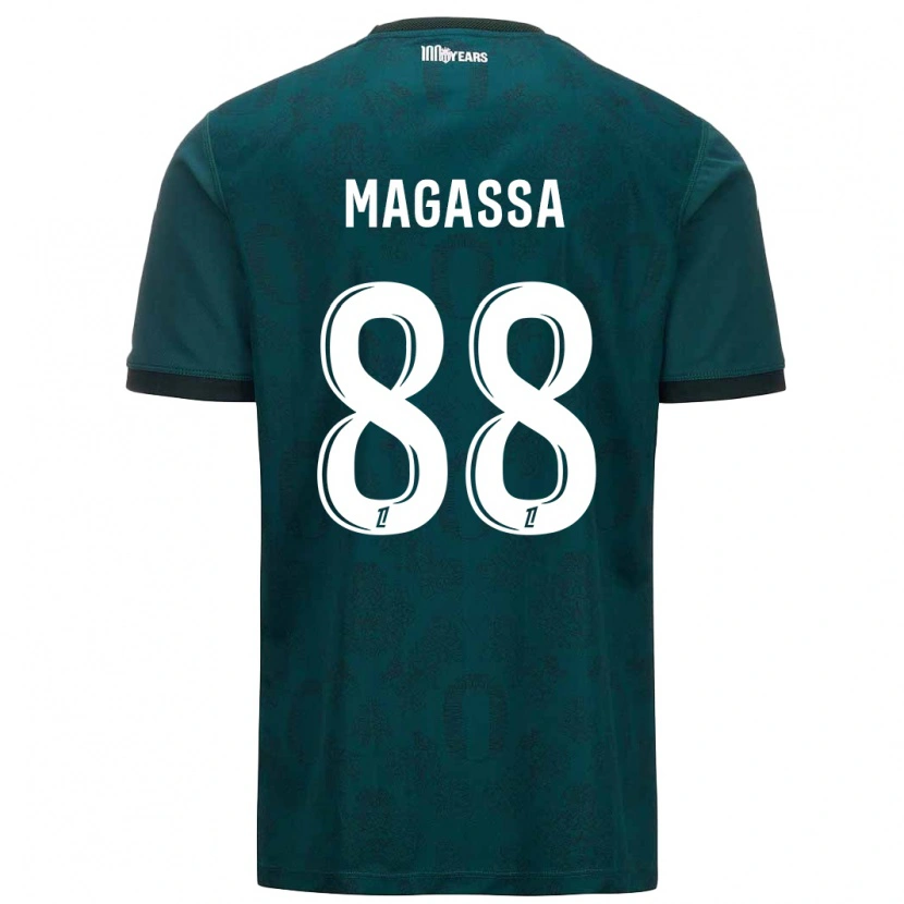 Danxen Hombre Camiseta Soungoutou Magassa #88 Verde Oscuro 2ª Equipación 2024/25 La Camisa México