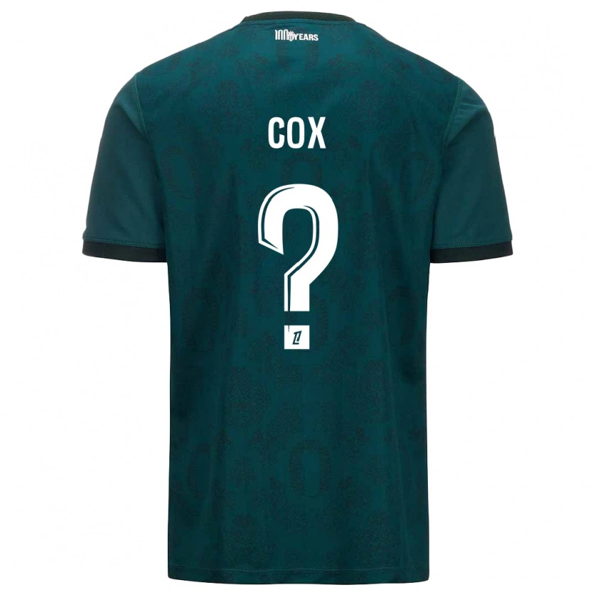 Danxen Hombre Camiseta Matthew Cox #0 Verde Oscuro 2ª Equipación 2024/25 La Camisa México