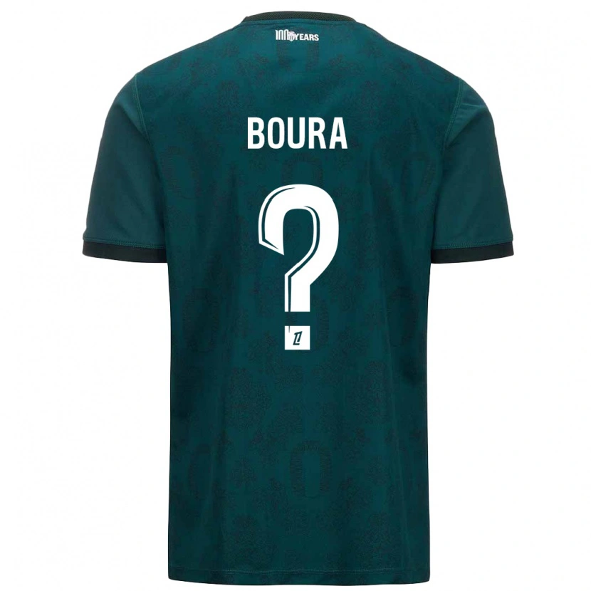 Danxen Hombre Camiseta Amal Boura #0 Verde Oscuro 2ª Equipación 2024/25 La Camisa México