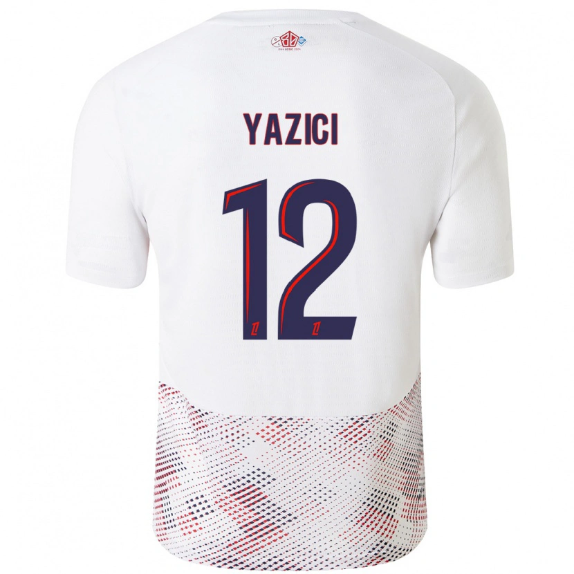 Danxen Hombre Camiseta Yusuf Yazici #12 Blanco Azul Real 2ª Equipación 2024/25 La Camisa México