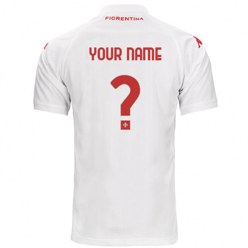 Danxen Hombre Camiseta Su Nombre #0 Blanco 2ª Equipación 2024/25 La Camisa México
