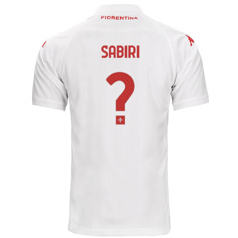 Danxen Hombre Camiseta Abdelhamid Sabiri #0 Blanco 2ª Equipación 2024/25 La Camisa México