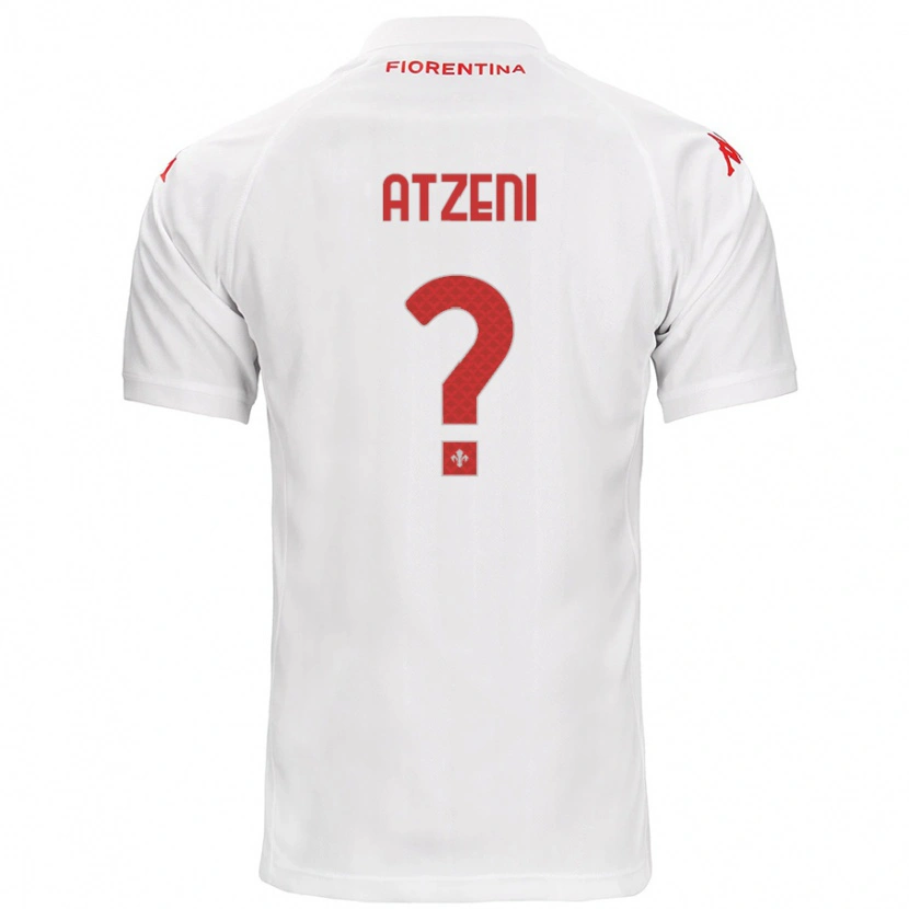 Danxen Hombre Camiseta Davide Atzeni #0 Blanco 2ª Equipación 2024/25 La Camisa México