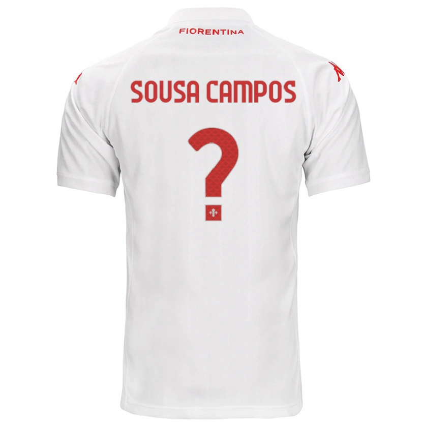 Danxen Hombre Camiseta Matteo Sousa Campos #0 Blanco 2ª Equipación 2024/25 La Camisa México