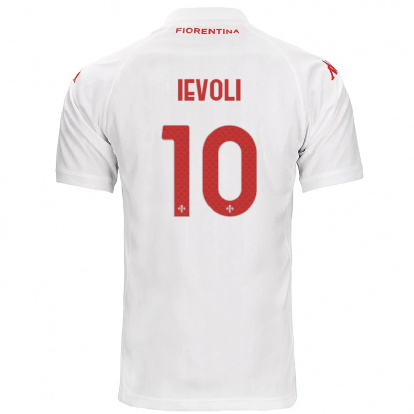 Danxen Hombre Camiseta Mattia Ievoli #10 Blanco 2ª Equipación 2024/25 La Camisa México