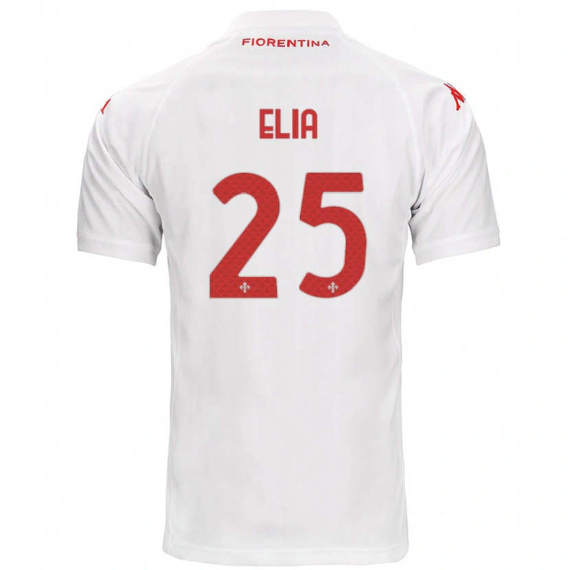 Danxen Hombre Camiseta Mirko Elia #25 Blanco 2ª Equipación 2024/25 La Camisa México