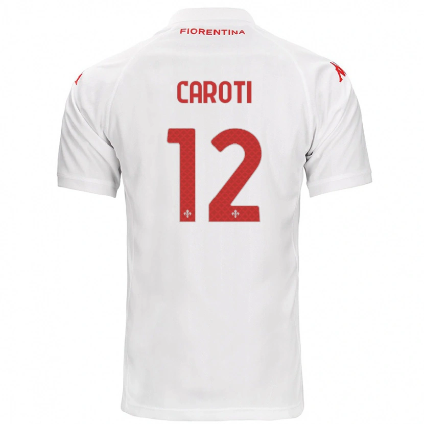 Danxen Hombre Camiseta Filippo Caroti #12 Blanco 2ª Equipación 2024/25 La Camisa México