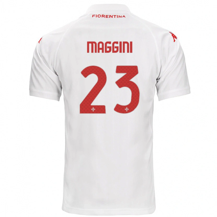 Danxen Hombre Camiseta Filippo Maggini #23 Blanco 2ª Equipación 2024/25 La Camisa México