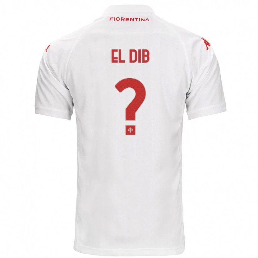 Danxen Hombre Camiseta Karim El Dib #0 Blanco 2ª Equipación 2024/25 La Camisa México