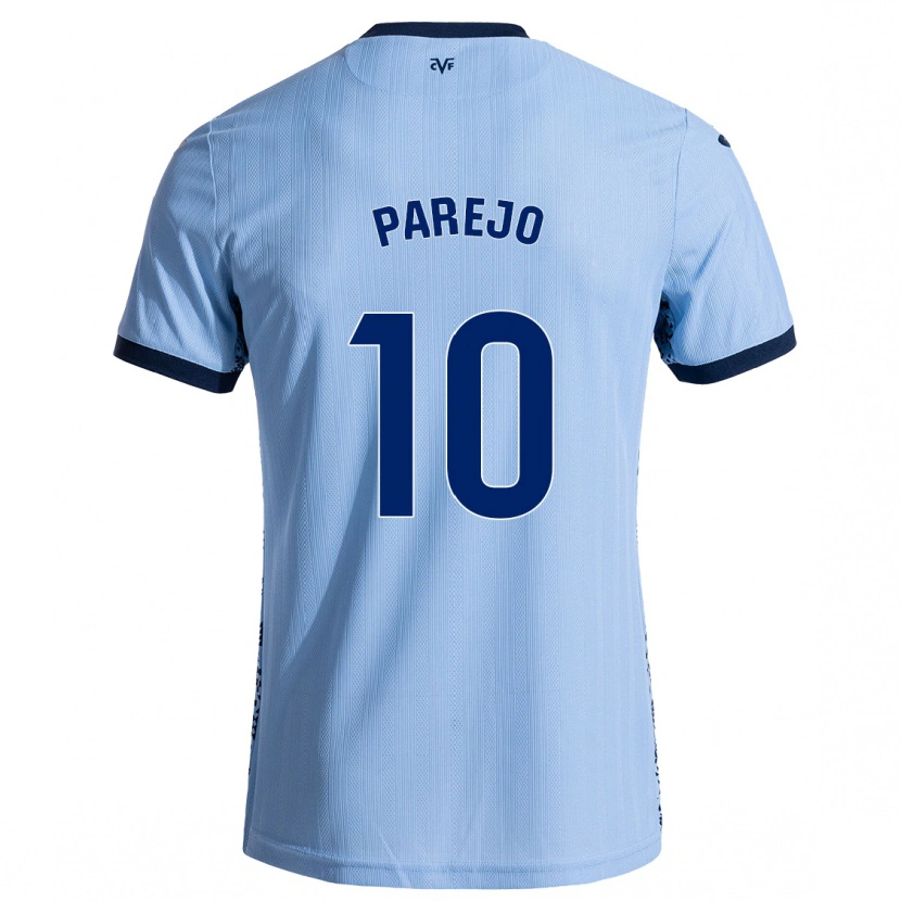 Danxen Hombre Camiseta Dani Parejo #10 Azul Cielo 2ª Equipación 2024/25 La Camisa México
