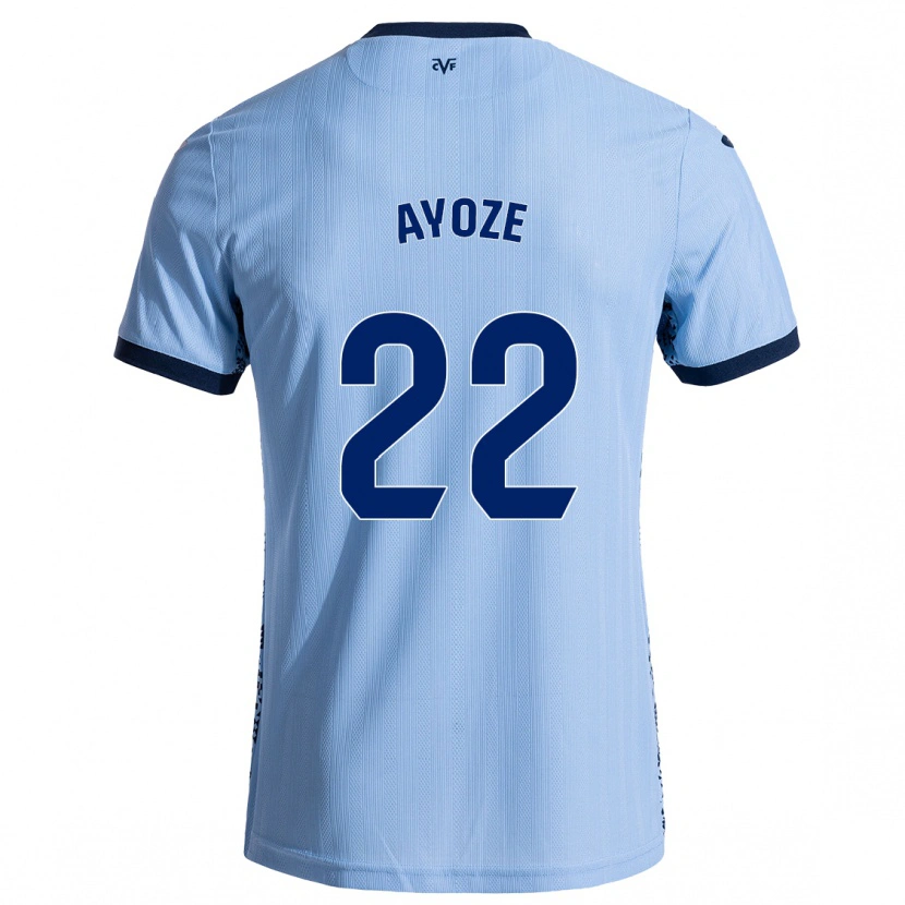 Danxen Hombre Camiseta Ayoze Pérez #22 Azul Cielo 2ª Equipación 2024/25 La Camisa México