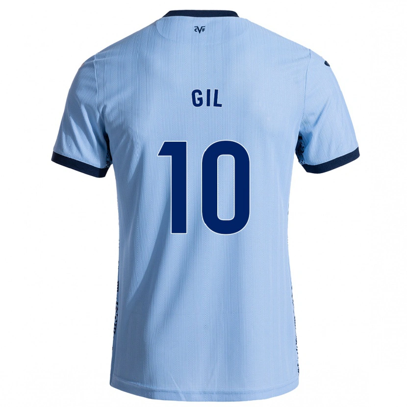 Danxen Hombre Camiseta Markel Gil #10 Azul Cielo 2ª Equipación 2024/25 La Camisa México