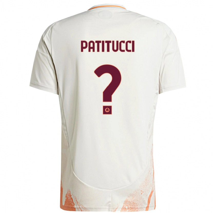 Danxen Hombre Camiseta Christian Patitucci #0 Crema Blanco Naranja 2ª Equipación 2024/25 La Camisa México
