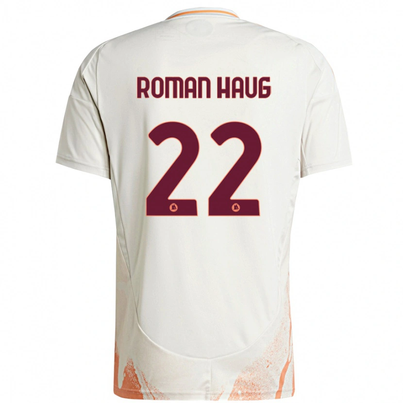 Danxen Hombre Camiseta Sophie Roman Haug #22 Crema Blanco Naranja 2ª Equipación 2024/25 La Camisa México